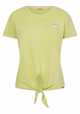 TIMEZONE Printed Knot T-Shirt T-Shirts/Polos shadow lime