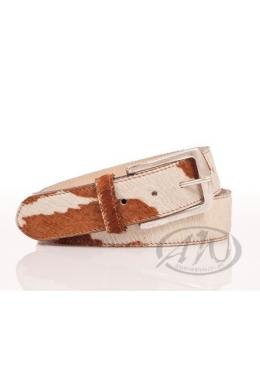 Wige Fashion GbR Trachtengürtel - KUH, Kuhfell, 75