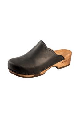 Woody Clogs Damen - EMMA, Schwarz, 41