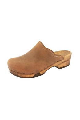 Woody Clogs Damen - EMMA, Tabak, 41