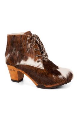 Woody Trachten Stiefeletten - BETTY FELL, Kuhfell, 41