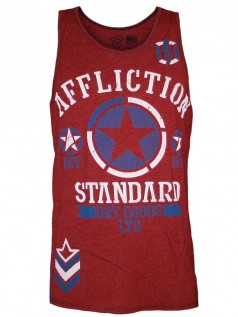 Affliction Herren Shirt Foxtrot Rot