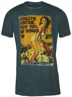 Athletic Vintage Herren Shirt Pin Up