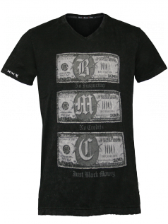 Black Money Crew Herren Shirt Benjamins (schwarz)