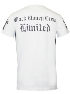 Black Money Crew Herren Shirt Money Maker (L) (wei)