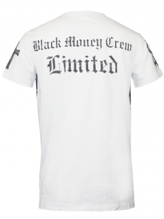 Black Money Crew Herren Shirt Money Maker (S) (wei)