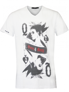 Black Money Crew Herren Shirt The Heart (XL) (wei)