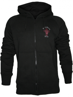 Black Money Crew Herren Zip-Hoodie Cross