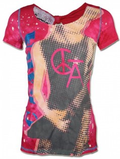 C Bar A Damen Shirt Rockstar Love