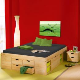 Celeste Multifunktionsbett Kiefer 140x200 Natur