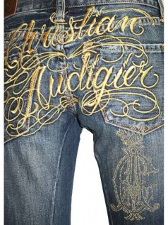 Christian Audigier Damen Strass Jeans (26)