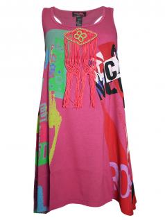 Custo Barcelona Damen Kleid Ro Rouge