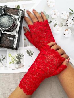 Damen Geblümt Winter Elegant Spitze Urlaub Ausgehöhlt Retro Stil Regelmäßig Handschuhe