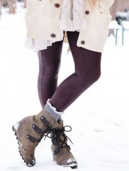 Damen Lässig Unifarben Winter Hohe Elastizität Täglich Fest Jersey Lang Legging Leggings