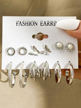 Damen Schmetterling Lässig Alle Jahreszeiten Metall Urlaub Perle Perle Bestseller Zucht Ohrringe