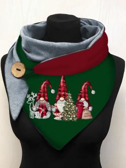Damen Winter Weihnachtsmann Party Polyester Print Täglich Bestseller Eimer Regelmäßig Hüte