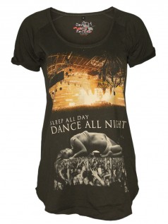 Death By Zero Damen Shirt Dance All Night (40)