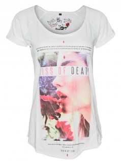 Death By Zero Damen Shirt Kiss Of Death (36)