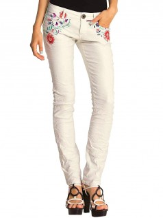 Desigual Damen Hose Elsa (wei)