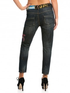 Desigual Damen Jeans Chirimoya (34)