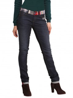 Desigual Damen Jeans Linda (blau)