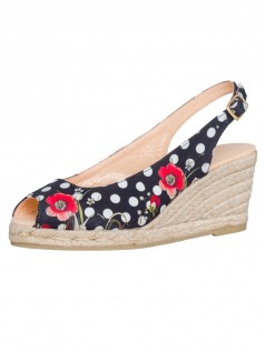 Desigual Damen Peeptoe Lalaina (schwarz)