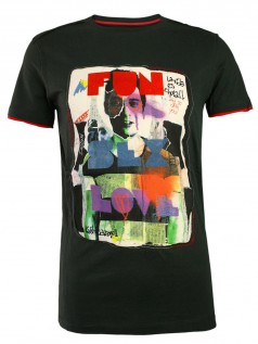 Desigual Herren T-Shirt Alex Fun Love