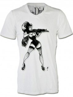 Dirtee Hollywood Herren Shirt Gun Girl