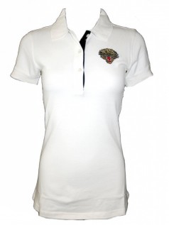 Ed Hardy Damen Pique Polo Shirt Tiger