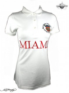 Ed Hardy Damen Polo Shirt Miami