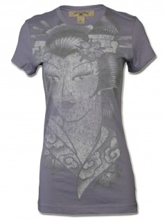 Ed Hardy Damen Shirt Geisha