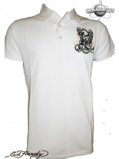 Ed Hardy Herren Club Polo Shirt Eagle