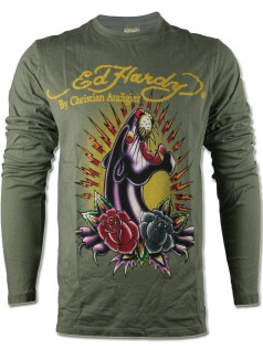 Ed Hardy Herren Langarm Shirt