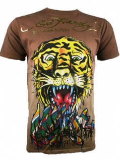 Ed Hardy Herren Multiprint Shirt