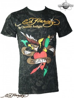 Ed Hardy Herren Multiprint Special Shirt