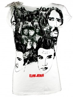 Elvis+Jesus Damen Shirt Hearts