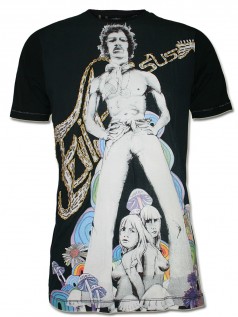 Elvis+Jesus Herren Strass Shirt