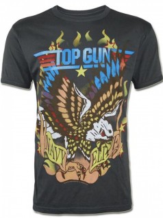 Famous Forever Herren Vintage Shirt TopGun Eagle (L)