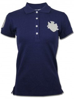 Fore!titude Damen Strass Polo Shirt Golf Couture (XL)