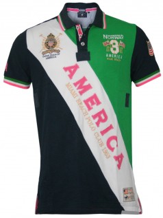 Geographical Norway Herren Polo Kusa (L) (dunkelblau)