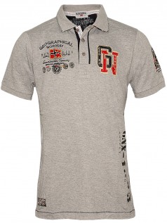 Geographical Norway Herren Poloshirt Kantik (grau)