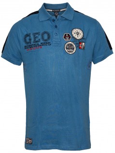 Geographical Norway Herren Poloshirt Katal (L) (blau)