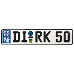 Geschenk zum 50. Geburtstag - Schild mit TÜV