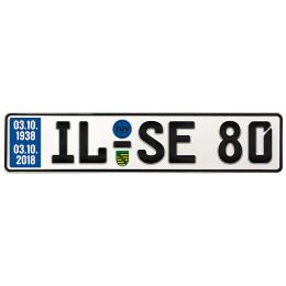 Geschenk zum 80. Geburtstag - Schild mit TÜV