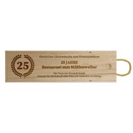 Geschenk zum Jubiläum - Weinbox Design 1