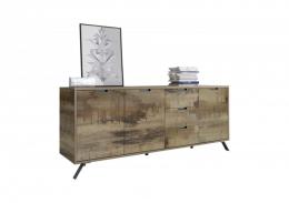 Großes Sideboard in Holzoptik Palma Pero 3-türig