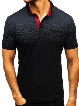 Henley Halbarm Baumwollgemisch Polo - Modetalente