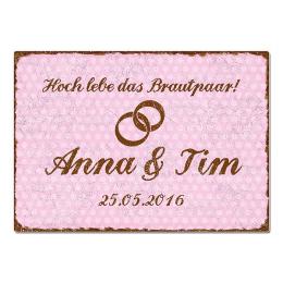 Hochzeitsgeschenk Schild 