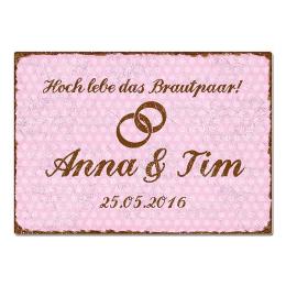 Hochzeitsgeschenk Schild 