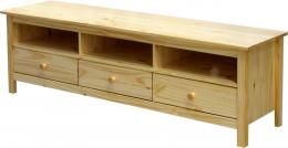 IDEA Torona TV-Unterschrank Kiefer Natur mit 3 Schubladen